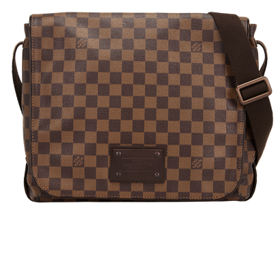 Brooklyn MM, &pound;650, Handbags, Brown, Canvas, Front view